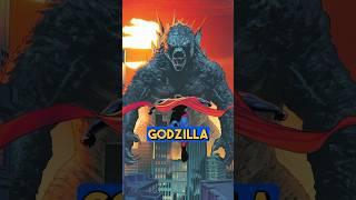 Godzilla Kills Superman #comics #godzilla #monsterverse