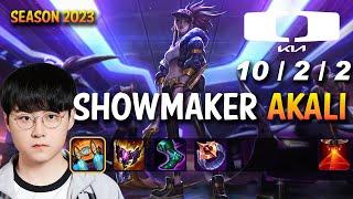 DK Showmaker AKALI vs SYNDRA Mid - Patch 13.23 KR Ranked