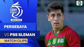 Persebaya Surabaya VS PSS Sleman - Highlights  BRI Liga 1 202425