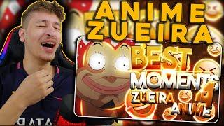 REAGINDO A BEST MOMENTS DE ZUEIRA ANIME 4