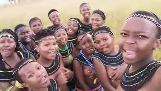The Ndebele tribal girls dance