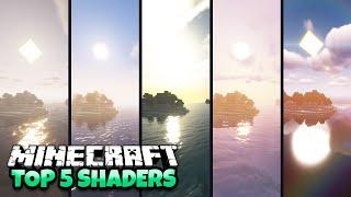 Minecraft Java 1.17.1 Top 5 Best Shaders 2021 For Minecraft OptiFine + Iris Shaders AMAZING