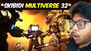 ALL TITANS FIGHT TOGETHER  SKIBIDI TOILET MULTIVERSE 32 Reaction