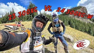 2024 KTM 300XC-W VS. 2023 KTM 300XC  Nate Creek Trail  Alpine Trail