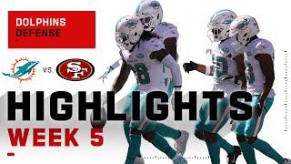 Dolphins Defense Smothers 49ers w 5 Sacks & 2 INTs  NFL 2020 Highlights