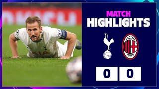 Champions League journey ends  HIGHLIGHTS  Spurs 0-0 AC Milan