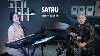 SATRU - DENNY CAKNAN X HAPPY ASMARA  SIHO FT @MichelaThea  LIVE ACOUSTIC COVER