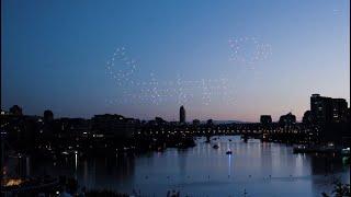 Raw video See Vancouvers first public drone show at the Dragon Boat Festival