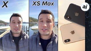 iPhone XS Max vs iPhone X Video Quality Comparison
