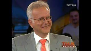 Harald Schmidt Giovanni di Lorenzo Otto Schily im Talk der Woche mit Bettina Rust 2005