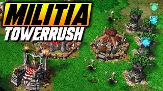 ️The GREAT MILITIA TOWERRUSH️ - WC3 - Grubby