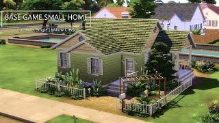 Base Game Small Home  The Sims 4  Stop Motion Build  No CC