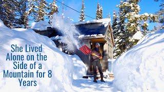 She Lived Alone on the Side of a Mountain for 8 Years Surrounded by Wildlife and Snow in Wyoming