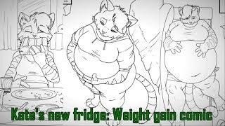 Kates new fridge - Weight gain comic