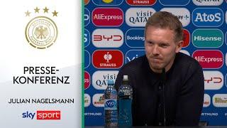 Pressekonferenz des DFB nach dem Spiel GER - DEN mit Julian Nagelsmann