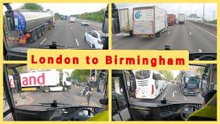London to Birmingham by bus 4K