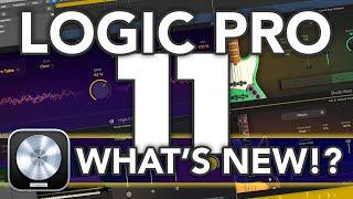 LOGIC PRO 11  Whats New in Logic 11? Stem Splitter AI Players Chord Track ChromaGlow & MORE