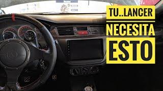 Modificando el interior del Lancer EVO para hacerlo más moderno