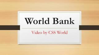 World Bank