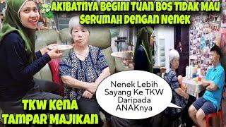 TUAN BOS IRI KE TKW‼️KENA TAMPAR MAJIKAN ‼️NENEK LEBIH SAYANG KE TKW DARIPADA KE ANAKNYA