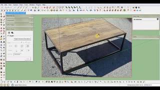Sketchup Tutorial  Match Photo - How to Crop Texture