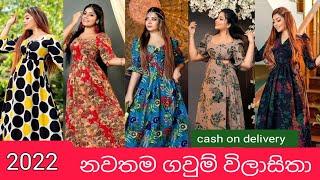 2022 latest frock desing in srilanka  new frock desing  fashion hub   new long  frock desing 2022