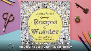 Rooms of Wonder  NEW Colouring Book