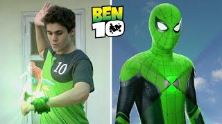 Ben 10 Transforms into Spider Man from  Spider-Man Movie VFX Short Film