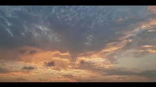 Sunset Cloud Moving Background Sky Video Timelapse  Evening Sky Timelaps