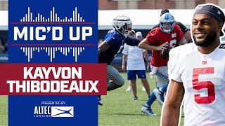 Kayvon Thibodeaux MICD UP at Joint Practice vs. Lions  New York Giants