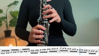 Chromatic Scale for Clarinet