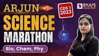CDS 2023 Science Marathon I CDS Biology Chemistry Physics PYQs & Most Expected Qs