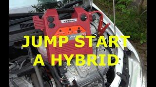 How to Jump Start a Hybrid. Toyota Fielder