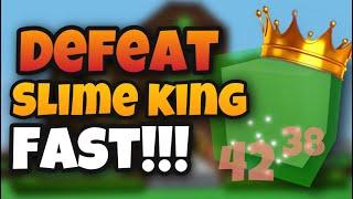 How To Defeat Slime King FAST in Roblox Islands