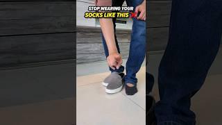 STOP Wearing Your Socks Like This ️ #hacks #fashionhacks #socks #howtowear #shortsvideo #shorts