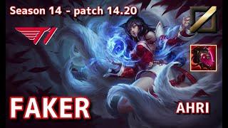 【EUWサーバーD4】T1 Faker アーリAhri VS サイラスSylas MID - Patch14.20 EUW Ranked【LoL】