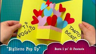 Biglietto Pop Up divertente biglietto facile da creare con i bambini e ideale per ogni occasione