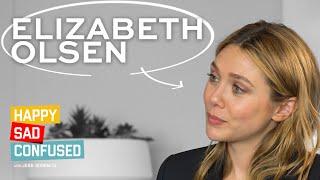 Elizabeth Olsen talks LOVE & DEATH WANDAVISION advice for Marvel actors Happy Sad Confused