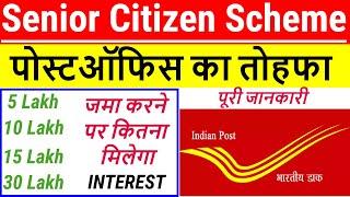 Post Office SCSS 2024  Senior Citizen Saving Scheme SCSS  Post Office SCSS Interest Rate 2024