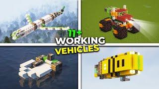 11 Working Vehicle Build Hacks In MinecraftLand.AirWater