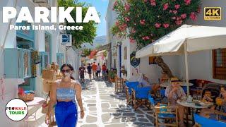 Parikia Walking Tour - Paros Island Greece - 4K with Captions