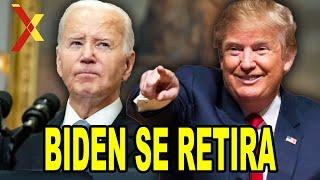 Biden HUNDIDO anuncia que NO SE PRESENTARÁ a las elecciones de Estados Unidos