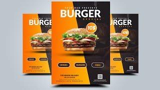 How To Create A Professional Restaurant Flyer Design in Photoshop CC 2019