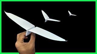 Как сделать бумажный самолетик бумеранг который возвращается 52 origami paper airplane