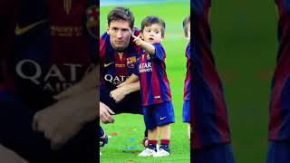 Lionel Messi and Thiago Messi