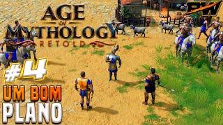 Age of Mythology Retold #4  Um Exército de Cavalos Hidras e Gigantes - Gameplay da Versão BETA