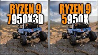 Ryzen 9 7950X3D vs 5950X Benchmarks - Tested 15 Games and Applications
