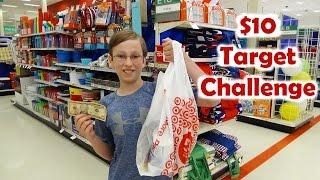 10 Dollar Target Challenge Shopping Haul  CollinTV