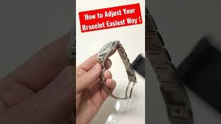 How to Adjust Your Watch Bracelet Easiest Way #watch #tips #tipsandtricks #review #how #howto