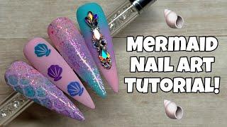 Mermaid Nails  Nail Art Tutorial